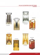 VILLA ELEVATOR CAR OPTIONS